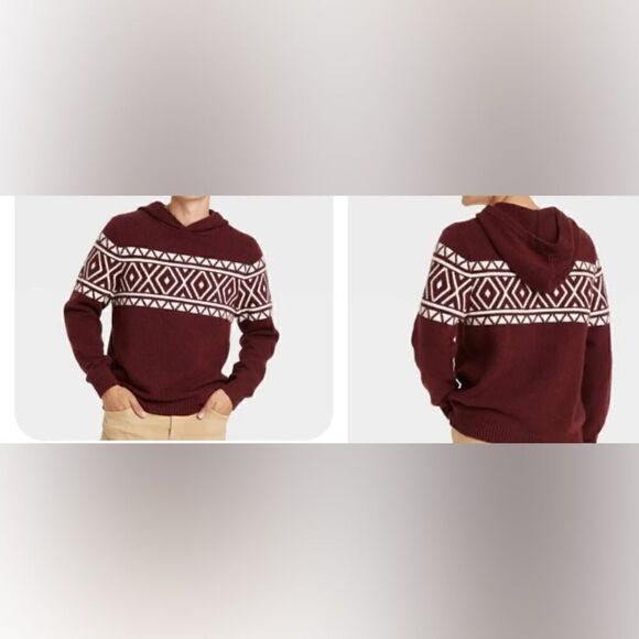 Goodfellow hooded sweater size large soft thick mens - Picture 1 of 7